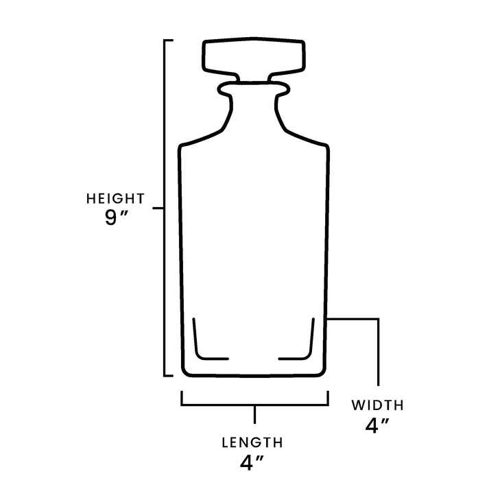 Custom Whiskey Decanter - 750ml