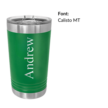 Personalized 16oz Pint Glass