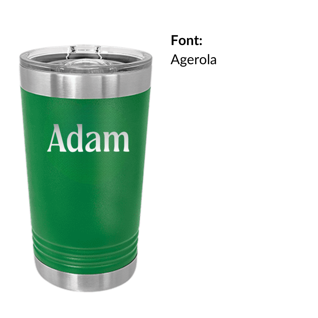 Personalized 16oz Pint Glass