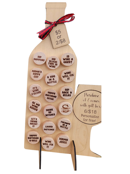 Personalized Engraved Wine Corks